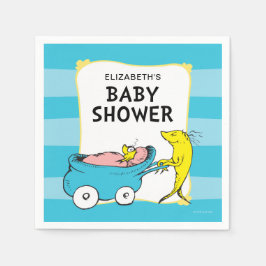 Dr. Seuss | One Fish - Boy Baby Shooter Serviette
