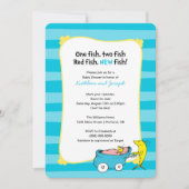 Dr. Seuss | One Fish - Boy Baby Shower Einladung (Vorderseite)