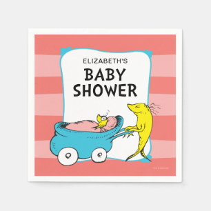 Dr. Seuss One Fish - Girl Baby Shooter Serviette