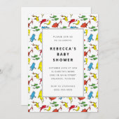 Dr. Seuss - One Fish, Two Fish | Baby Shower Einladung (Vorne/Hinten)