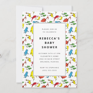 Dr. Seuss - One Fish, Two Fish | Baby Shower Einladung