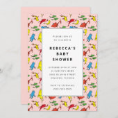 Dr. Seuss - One Fish, Two Fish | Baby Shower Einladung (Vorne/Hinten)