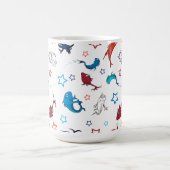 Dr. Seuss | One Fish Two Fish Star Muster Kaffeetasse (Mittel)