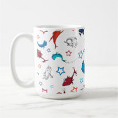 Dr. Seuss | One Fish Two Fish Star Muster Kaffeetasse (Links)