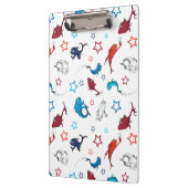 Dr. Seuss | One Fish Two Fish Star Muster Klemmbrett (Links)