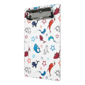 Dr. Seuss | One Fish Two Fish Star Muster Mini Klemmbrett (Gewinkelt2)