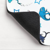 Dr. Seuss | One Fish Two Fish Star Muster Mousepad (Ecke)