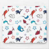 Dr. Seuss | One Fish Two Fish Star Muster Mousepad (Vorne)