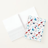 Dr. Seuss | One Fish Two Fish Star Muster Notizblock (Innenseite)