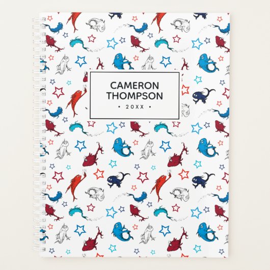 Dr. Seuss | One Fish Two Fish Star Muster Planer (Vorderseite)