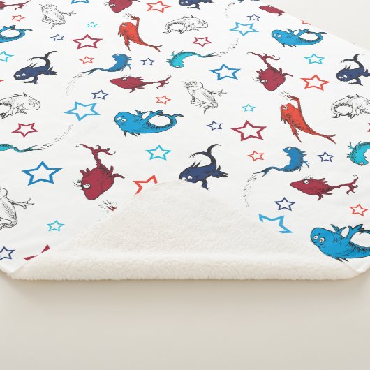 Dr. Seuss | One Fish Two Fish Star Muster Sherpadecke (3/4)