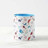 Dr. Seuss | One Fish Two Fish Star Muster Tasse (Zentrum)