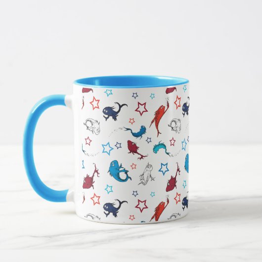 Dr. Seuss | One Fish Two Fish Star Muster Tasse (Links)