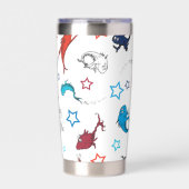 Dr. Seuss | One Fish Two Fish Star Muster Thermobecher (Vorderseite)