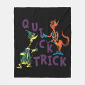 Dr. Seuss | Quick Trick Halloween-Grafik Fleecedecke (Vorderseite)