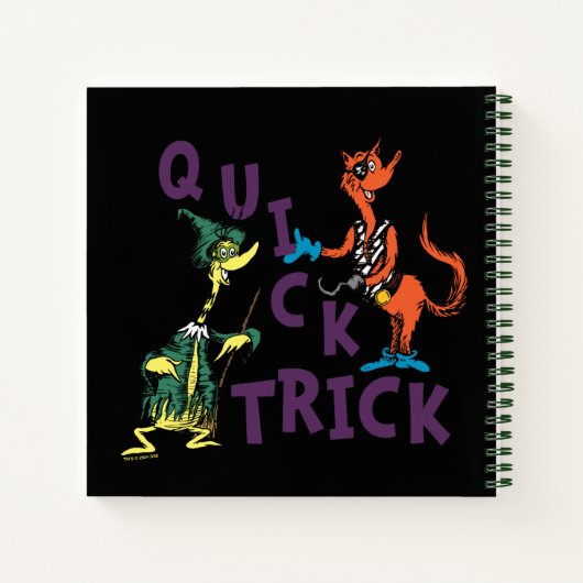 Dr. Seuss | Quick Trick Halloween Graphic Notizblock (Rückseite)
