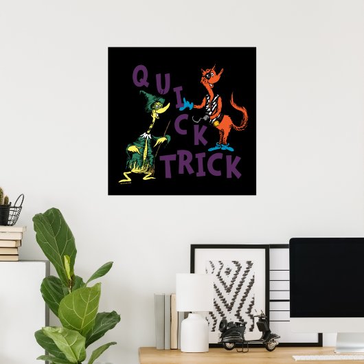 Dr. Seuss | Quick Trick Halloween Graphic Poster (Heimbüro)