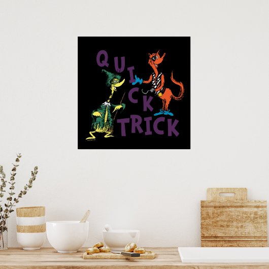 Dr. Seuss | Quick Trick Halloween Graphic Poster (Küche)
