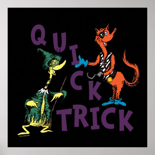 Dr. Seuss | Quick Trick Halloween Graphic Poster (Vorne)