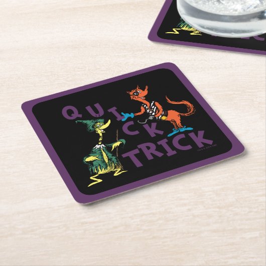 Dr. Seuss | Quick Trick Halloween Graphic Rechteckiger Pappuntersetzer (angewinkelt)