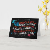 Dr. Seuss | Red Fish Blue Fish US Flag Graphic Karte (Gelbe Blume)