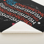 Dr. Seuss | Red Fish Blue Fish US Flag Graphic Sherpadecke (3/4)