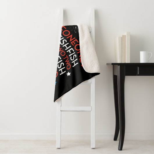 Dr. Seuss | Red Fish Blue Fish US Flag Graphic Sherpadecke (Beispiel)