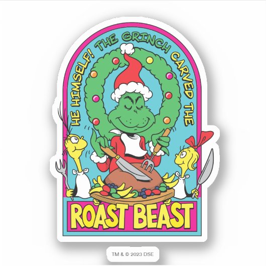 Dr. Seuss | Roast Beast Graphic Aufkleber (Vorderseite)