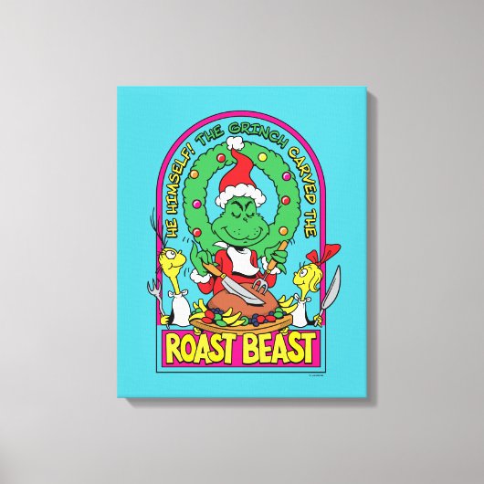 Dr. Seuss | Roast Beast Graphic Leinwanddruck (Vorderseite)