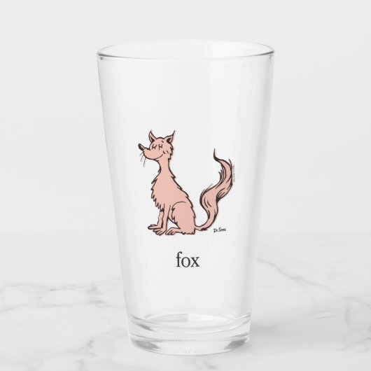 Dr. Seuss | Rosa Fuchs Glas (Vorderseite)