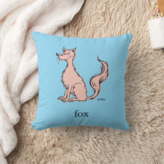Dr. Seuss | Rosa Fuchs Kissen (Decke)