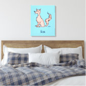 Dr. Seuss | Rosa Fuchs Leinwanddruck (Insitu (Schlafzimmer))