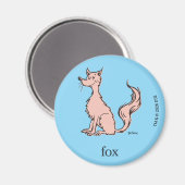 Dr. Seuss | Rosa Fuchs Magnet (Vorderseite/Rückseite)