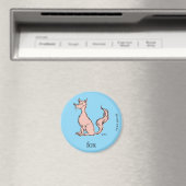 Dr. Seuss | Rosa Fuchs Magnet (In Situ (Geschirrspüler))