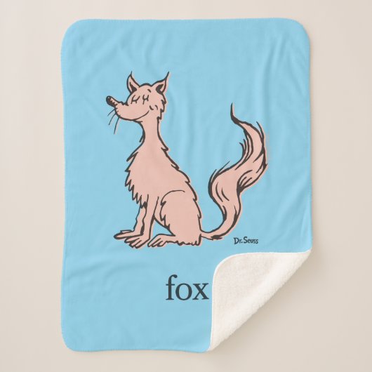 Dr. Seuss | Rosa Fuchs Sherpadecke (Vorderseite)
