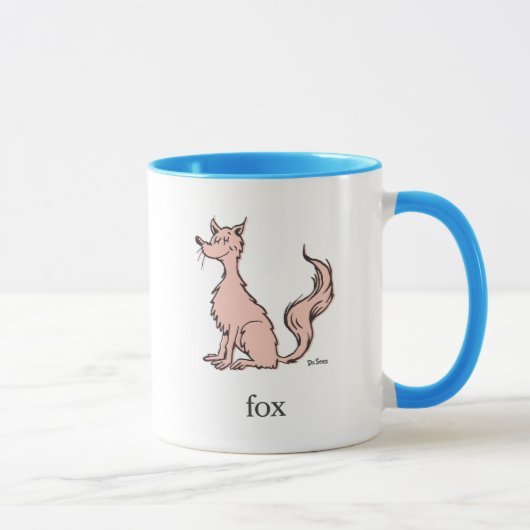 Dr. Seuss | Rosa Fuchs Tasse (Rechts)