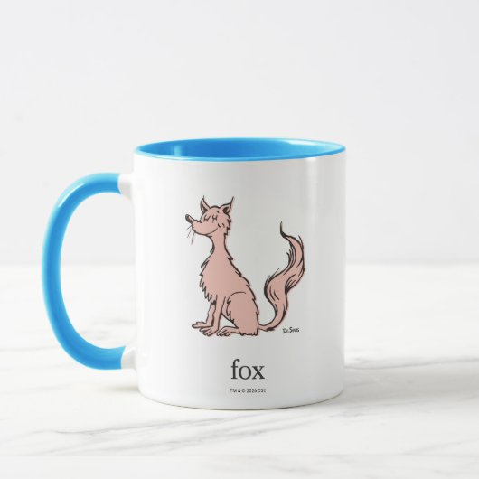 Dr. Seuss | Rosa Fuchs Tasse (Links)