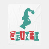 Dr. Seuss | Rot und Grün Fleecedecke (Vorderseite)