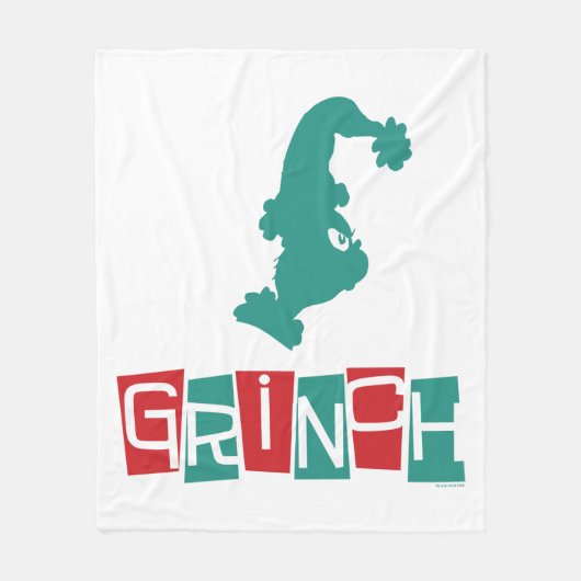 Dr. Seuss | Rot und Grün Fleecedecke (Vorderseite)
