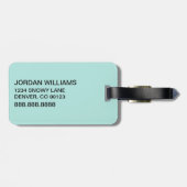 Dr. Seuss | Rot und Grün Gepäckanhänger (Rückseite horizontal)