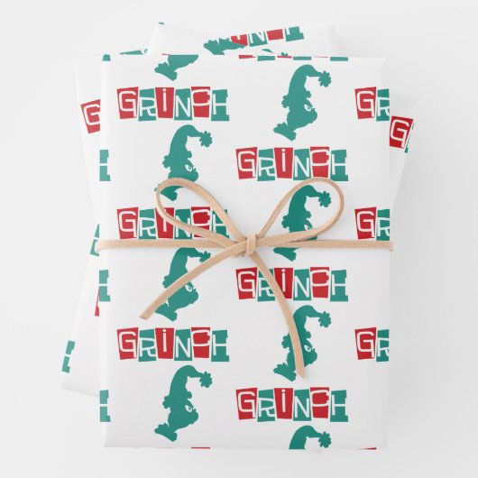 Dr. Seuss | Rot und Grün Geschenkpapier Set (Beispiel)