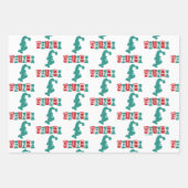 Dr. Seuss | Rot und Grün Geschenkpapier Set (Vorderseite)