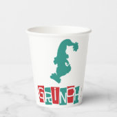 Dr. Seuss | Rot und Grün Pappbecher (Rückseite)