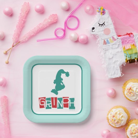 Dr. Seuss | Rot und Grün Pappteller (Party)