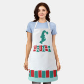 Dr. Seuss | Rot und Grün Schürze (Getragen)