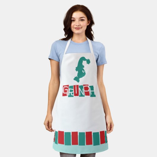 Dr. Seuss | Rot und Grün Schürze (Getragen)