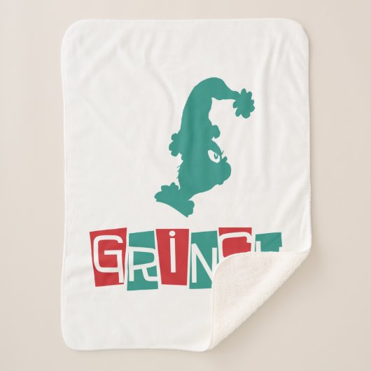 Dr. Seuss | Rot und Grün Sherpadecke (Vorderseite)