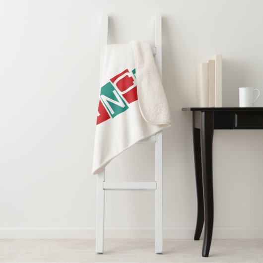 Dr. Seuss | Rot und Grün Sherpadecke (Beispiel)