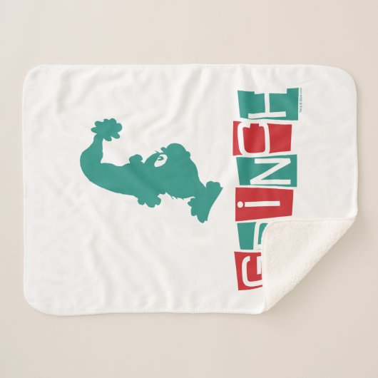 Dr. Seuss | Rot und Grün Sherpadecke (Vorderseite (Horizontal))