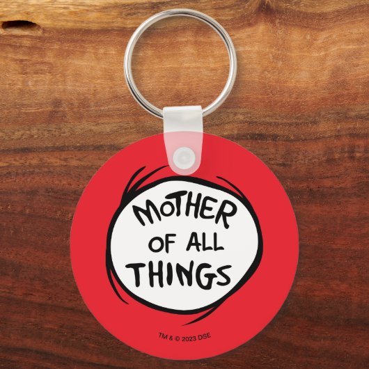 Dr. Seuss | Sache 1 Sache 2 - Mutter aller Dinge Schlüsselanhänger (Rückseite)